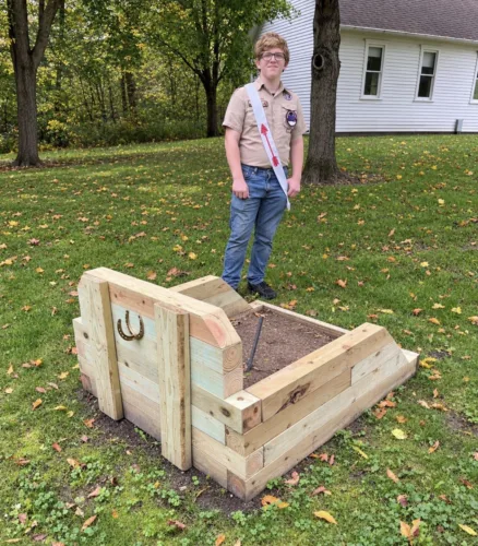 Eagle Scout Project is a “ringer” for Wilson Brewer Park